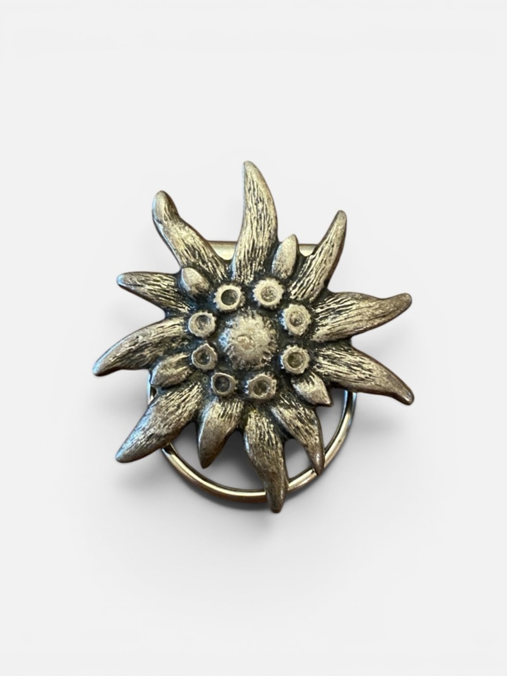 Vintage Edelweiss Flower
Brooch Pin, Unique!